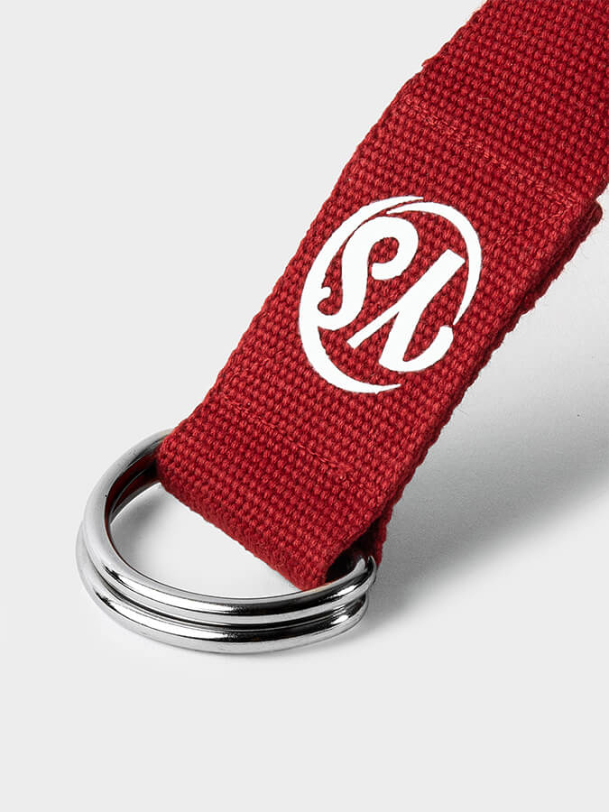 Yoga Studio GOTS Organic Cotton D-Ring 2.5m Yoga Belt Strap