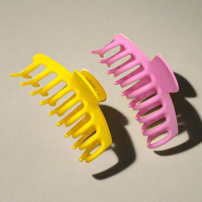 Matte Hair Claw Clip 2 Pack - Extra Large