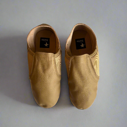 Starlite Velocity Slip On Leather Jazz Shoe, Split Rubber Sole