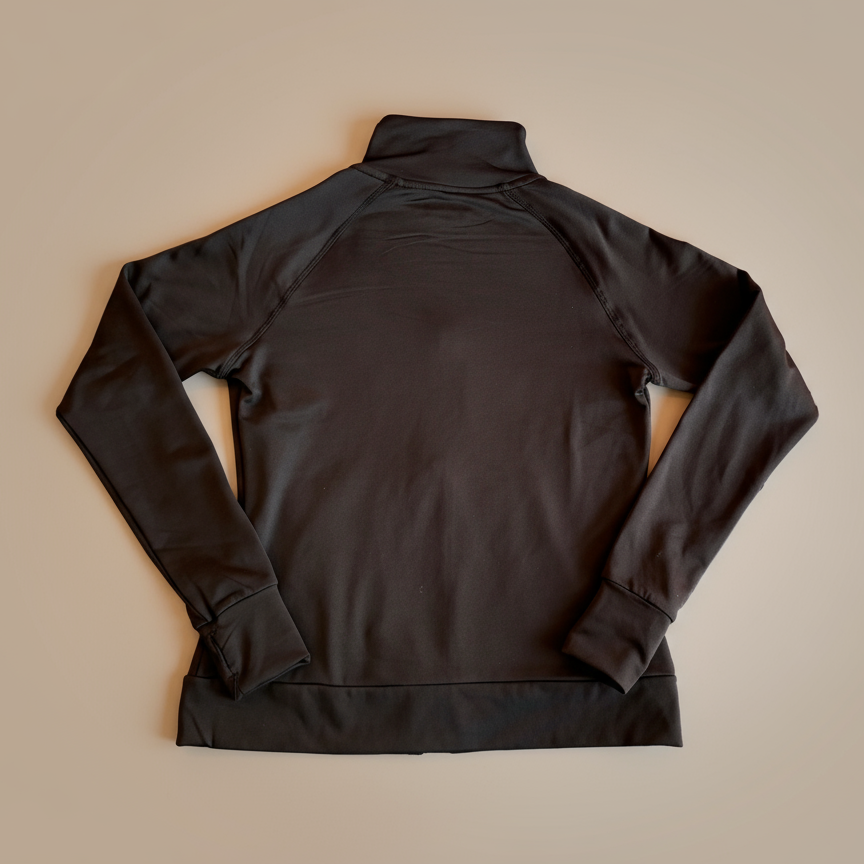 Silky Studio Black Longline Full Zip Jacket