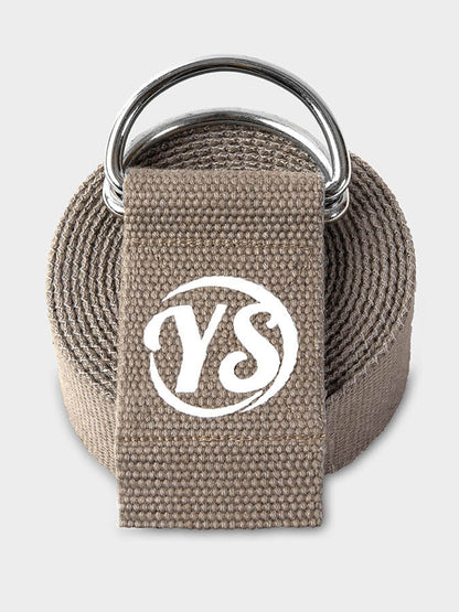 Yoga Studio GOTS Organic Cotton D-Ring 2.5m Yoga Belt Strap