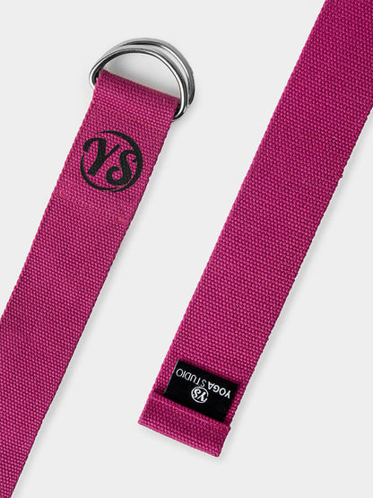 Yoga Studio GOTS Organic Cotton D-Ring 2.5m Yoga Belt Strap