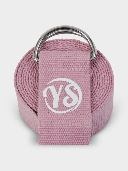 Yoga Studio GOTS Organic Cotton D-Ring 2.5m Yoga Belt Strap